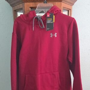 Under Armour Maroon Hoodie with Logo